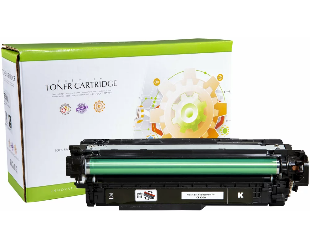 STATIC Toner cartridge compatible with HP CF320A black remanufactured 11.500 pages