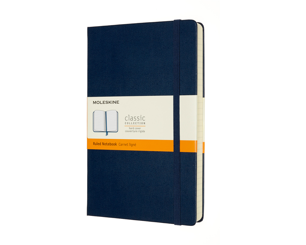 MOLESKINE Notizbuch HC L/A5 606235 liniert,saphir,208 S.
