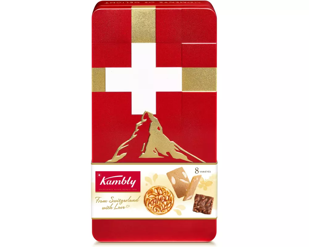 Kambly Guetzli Dose Top of Switzerland 175 g