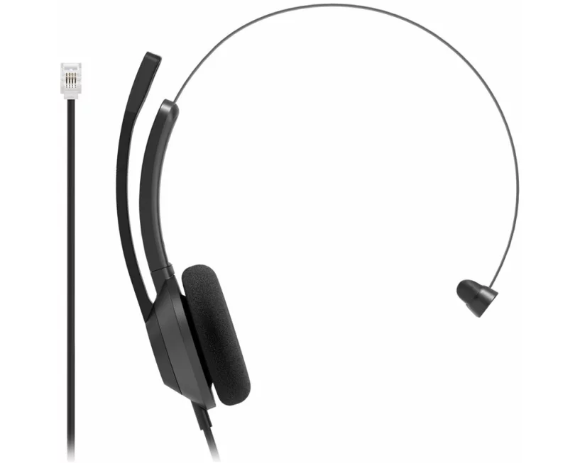 Cisco Headset 321 Wired Single On-Ear Carbon Black, RJ9