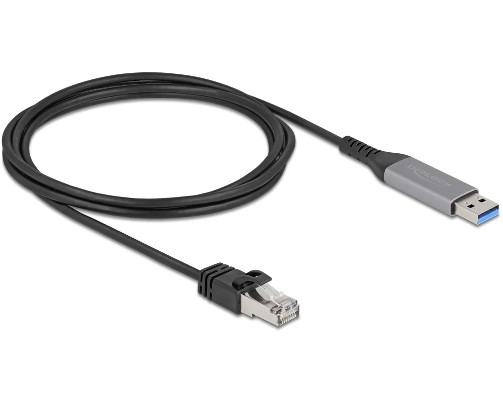 Delock USB LAN Kabel Kabelgebunden/LAN (RJ45)/USB Typ-A