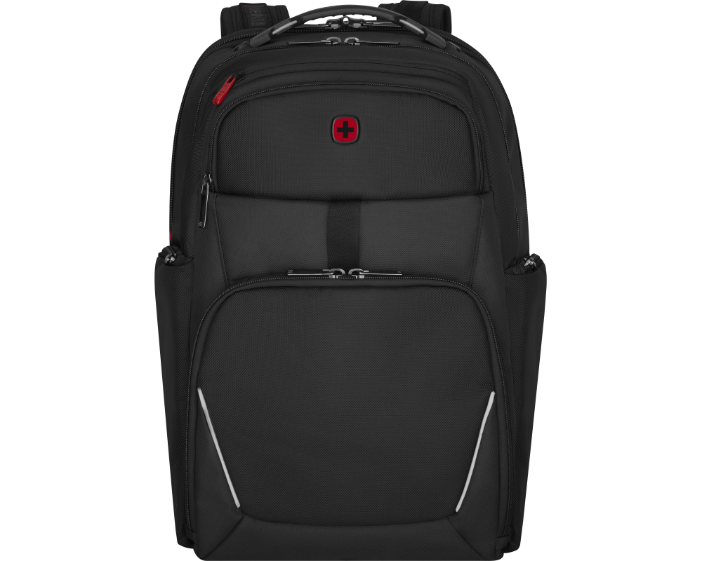 WENGER Laptop Backpack Meteor Black 653188 17 inch with Tablet Pocket