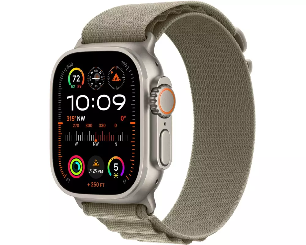 Apple Watch Ultra 2 Alpine Loop Olive Large