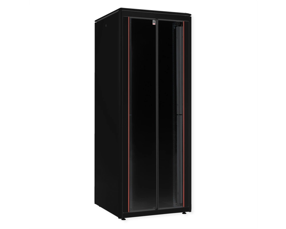 ROLINE 19-Zoll Netzwerkschrank Pro 47 HE, 800x800 BxT Glastür schwarz