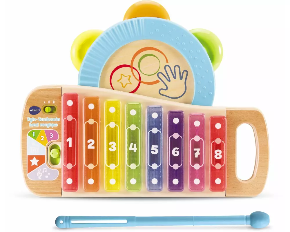 Vtech Musikspielzeug Xylo-Tambourin lumi magique -FR-