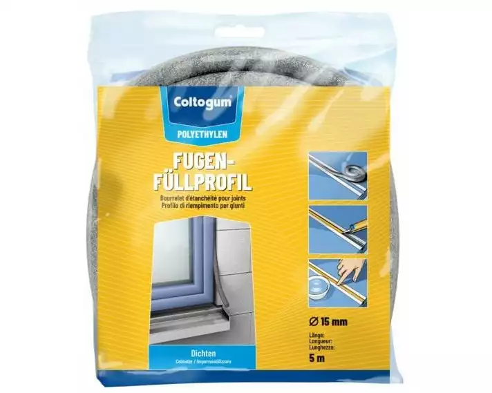 Coltogum Fugenfüllprofil 15 mm x 100 m, Grau