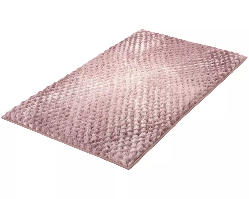 Kleine Wolke Badteppich Cory 60 x 100 cm, Altrosa