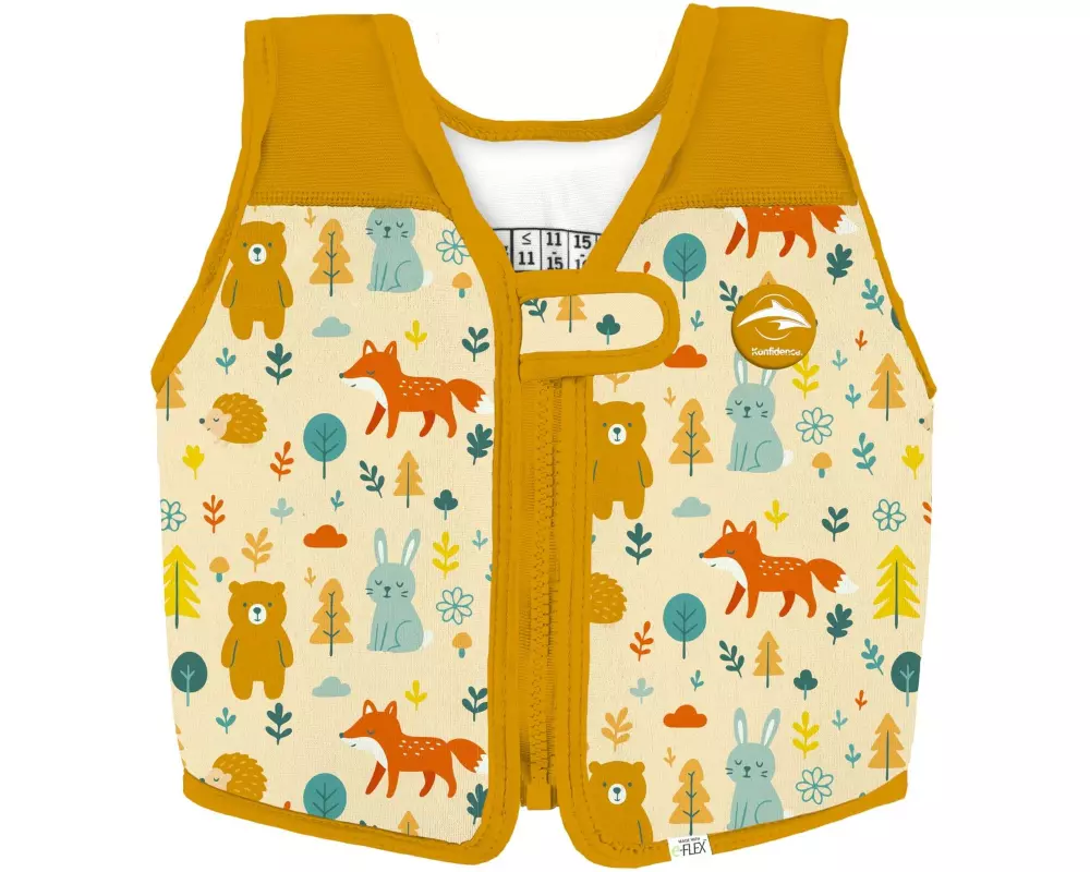 Konfidence Schwimmweste e-Flex Woodland Gold, 3-6 Jahre