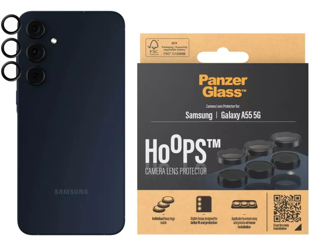 Panzerglass Lens Protector Rings HOOPS Galaxy A55