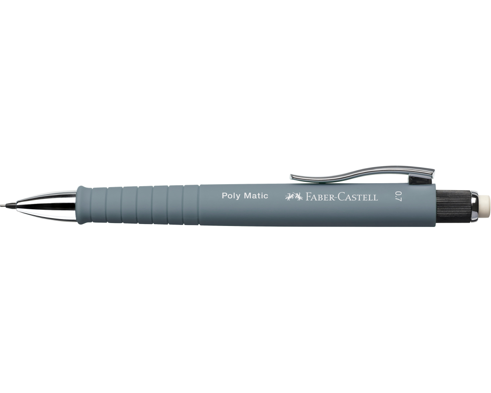 FABER-CASTELL Druckbleistift PolyMatic 0.7mm 133388 grau