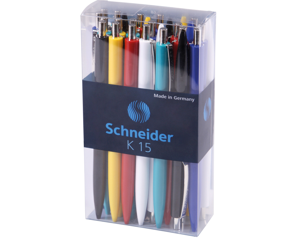 SCHNEIDER Kugelschreiber K15 130889 ass., 25 Stück