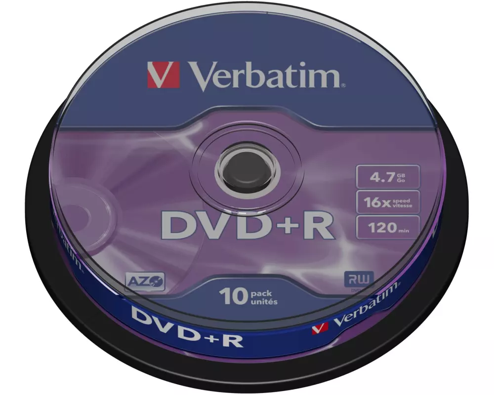 Verbatim DVD+R 4.7 GB, Spindel (10 Stück)