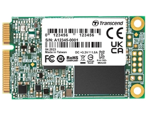 Transcend 220S. SSD capacity: 64 GB, SSD form factor: mSATA, Read speed: 550 MB/s, Write speed: 350 MB/s, Data transfer rate: 6 Gbit/s, Component for: Laptop