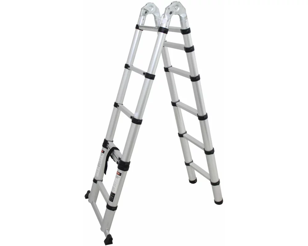 Holmberg Teleskopleiter, Bock- und Anlegeleiter 190 cm / 380 cm