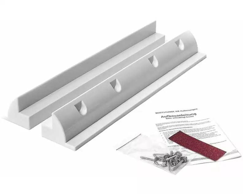 WATTSTUNDE Befestungsmaterial HXH53/W, ABS Kunststoff, Weiss