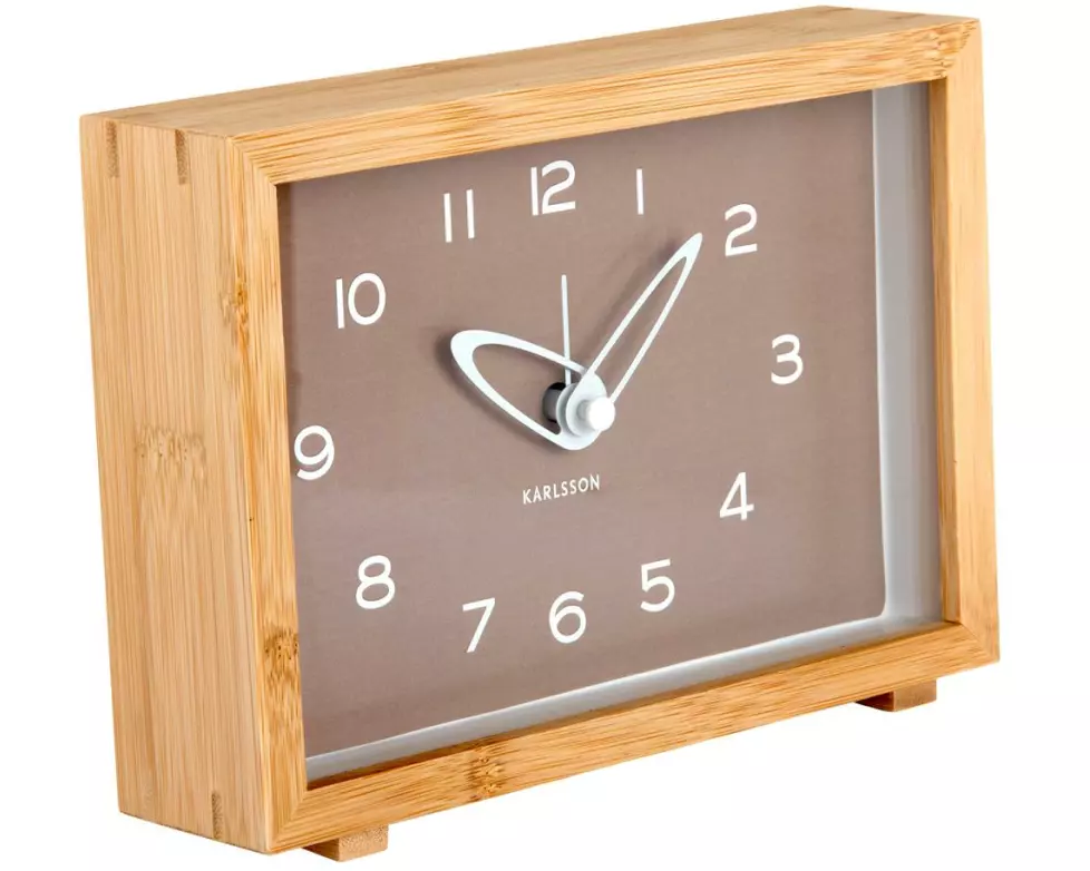 KARLSSON Wecker Tipico Mocha Brown
