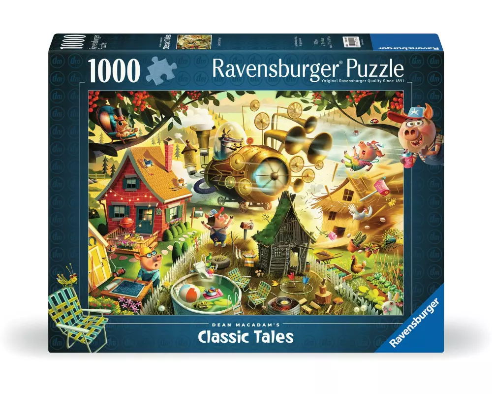 Ravensburger Puzzle Aufgepasst, kleine Schweinchen! 1000 Teile