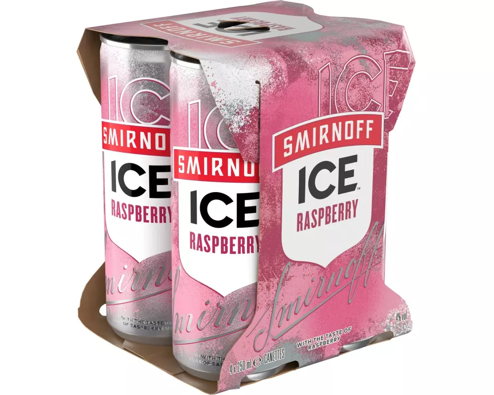 Smirnoff Ice Raspberry 4 x 0.25 l