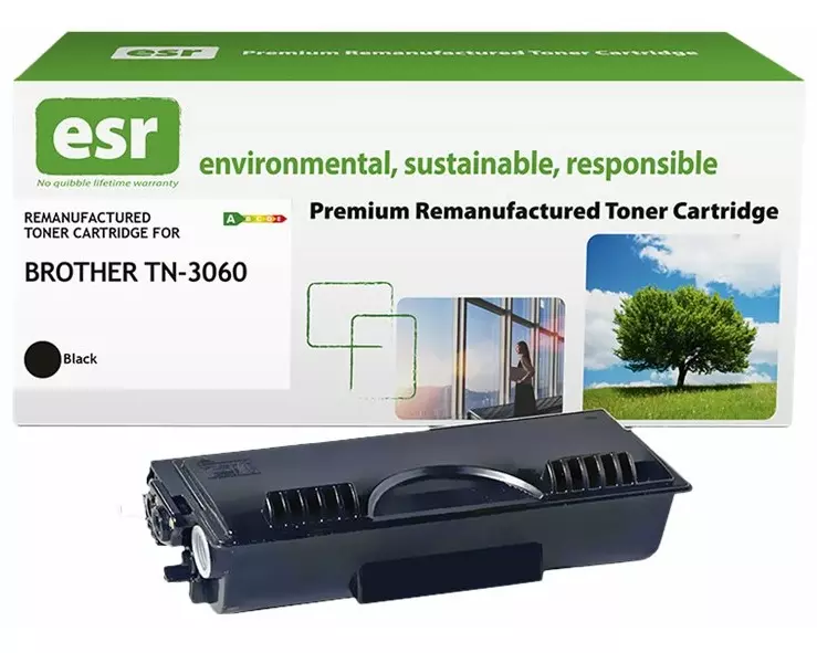 ESR Toner cartridge compatible with Brother TN-3060BK black remanufactured 11.700 pages