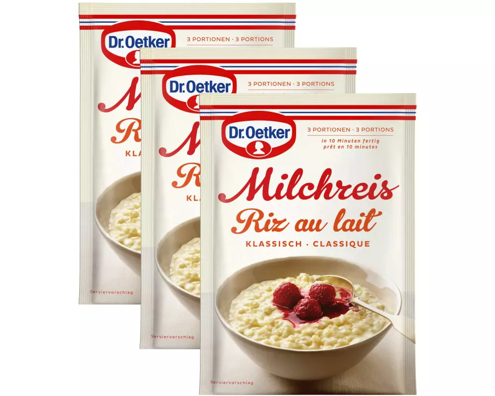 Dr.Oetker Milchreis klassisch 3 x 125 g