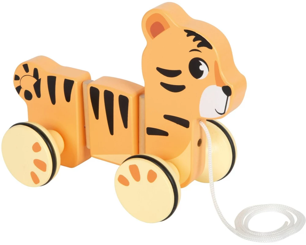 small foot Nachziehtier Tiger Safari