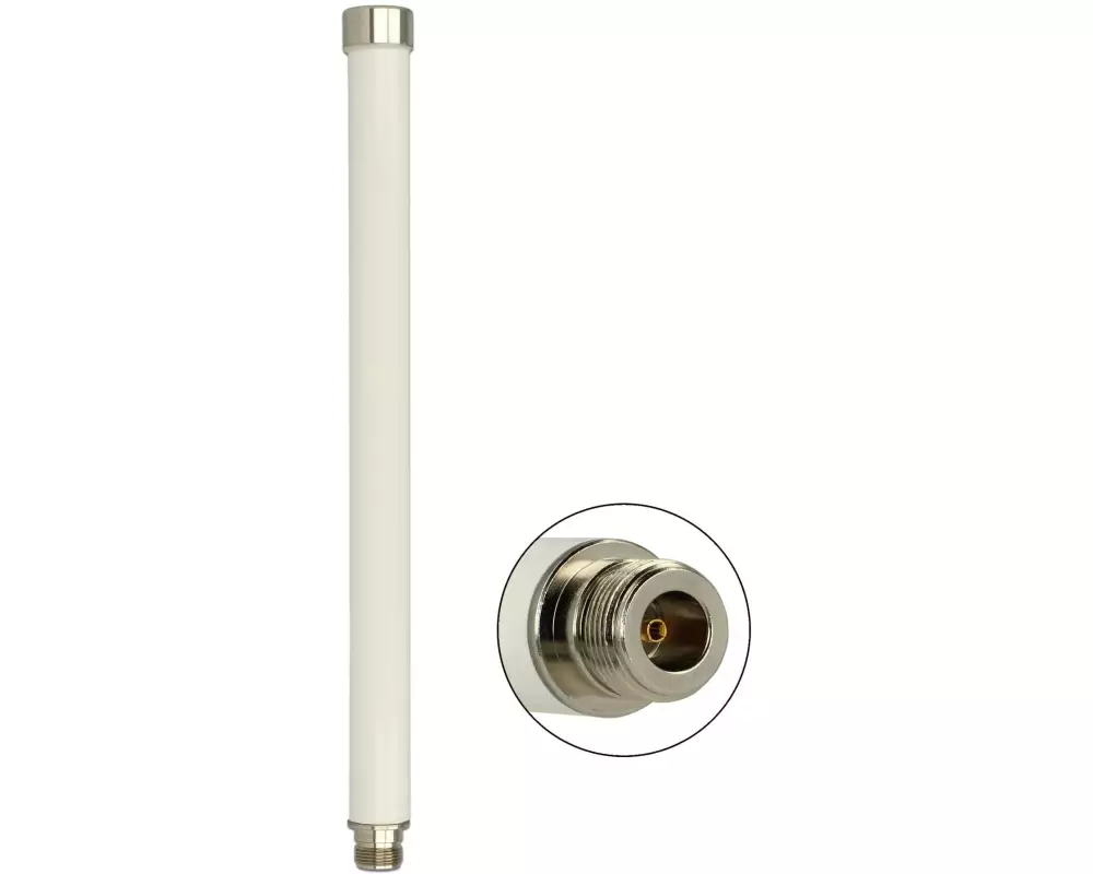 Delock WLAN-Antenne Dualband N-Type 8 dBi Rundstrahl