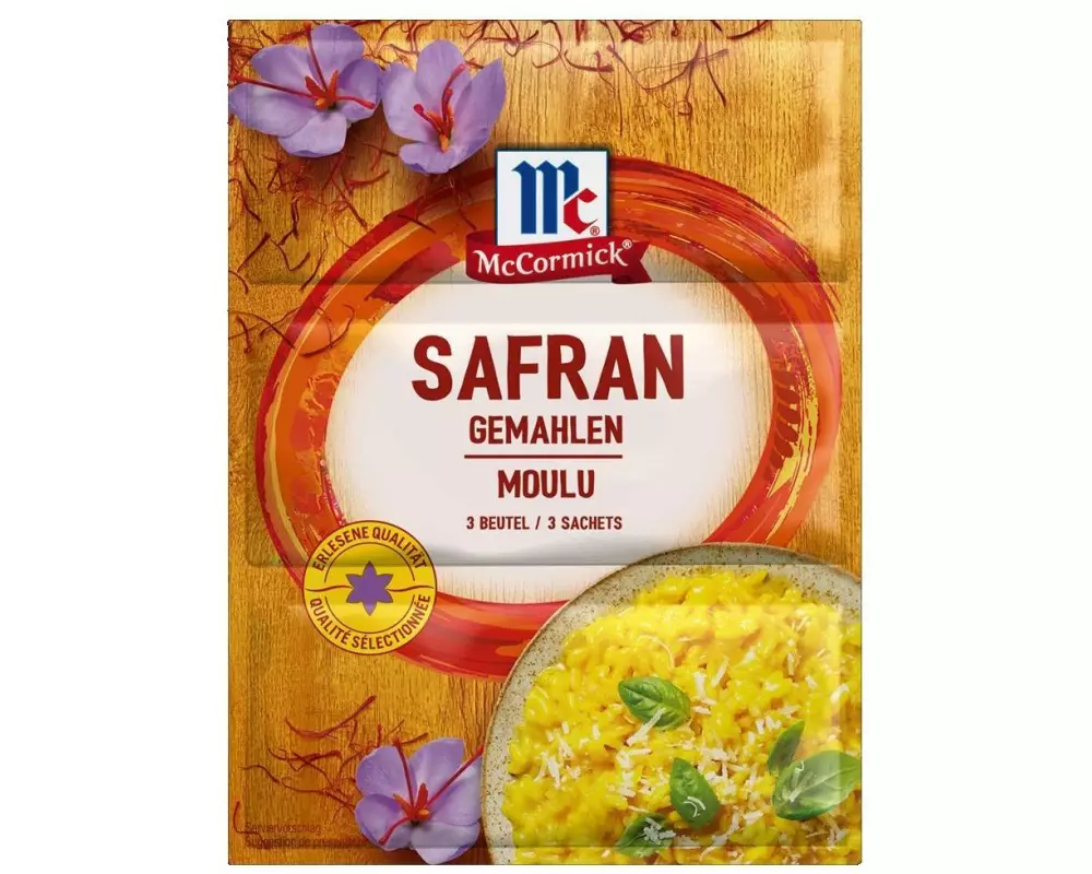 McCormick Beutel Safran gemahlen 3 x 125 mg