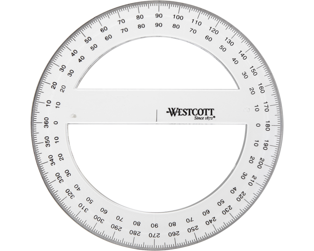 WESTCOTT Kreis-Winkelmesser 15cm E10136 00