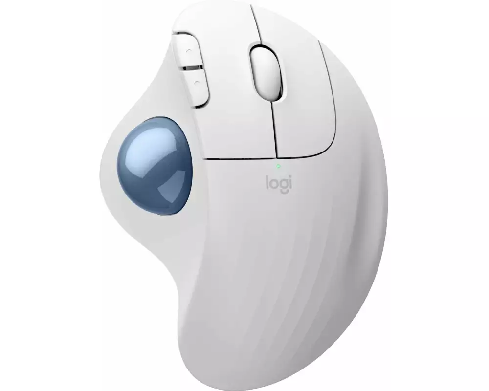 ERGO M575S Wireless Trackball - OFFWHITE+BLUE BALL - EMEA28-935