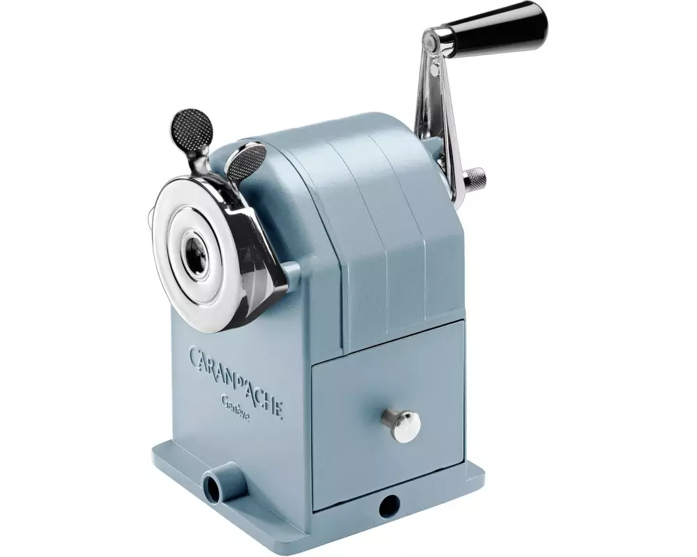 Caran d'Ache Spitzer SPITZMASCHINE METALL WEIHNACHT 25 Manuell, Blau