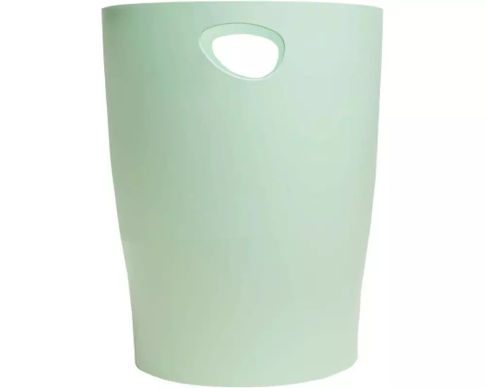 Exacompta Papierkorb Ecobin AutentiK, 15 l, Salbeigrün