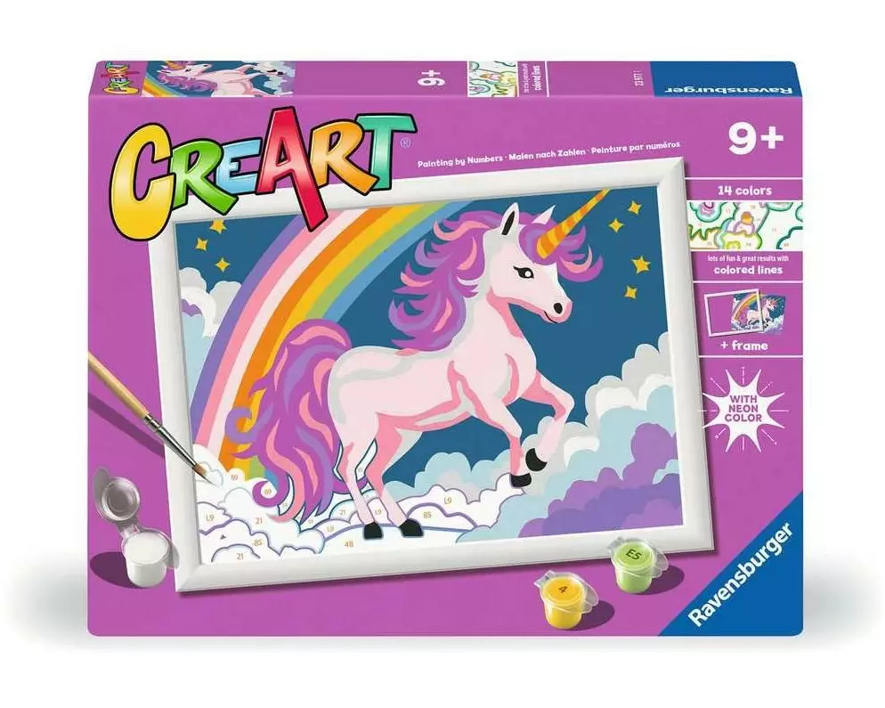 Ravensburger Malen nach Zahlen CreArt Pink Unicorn