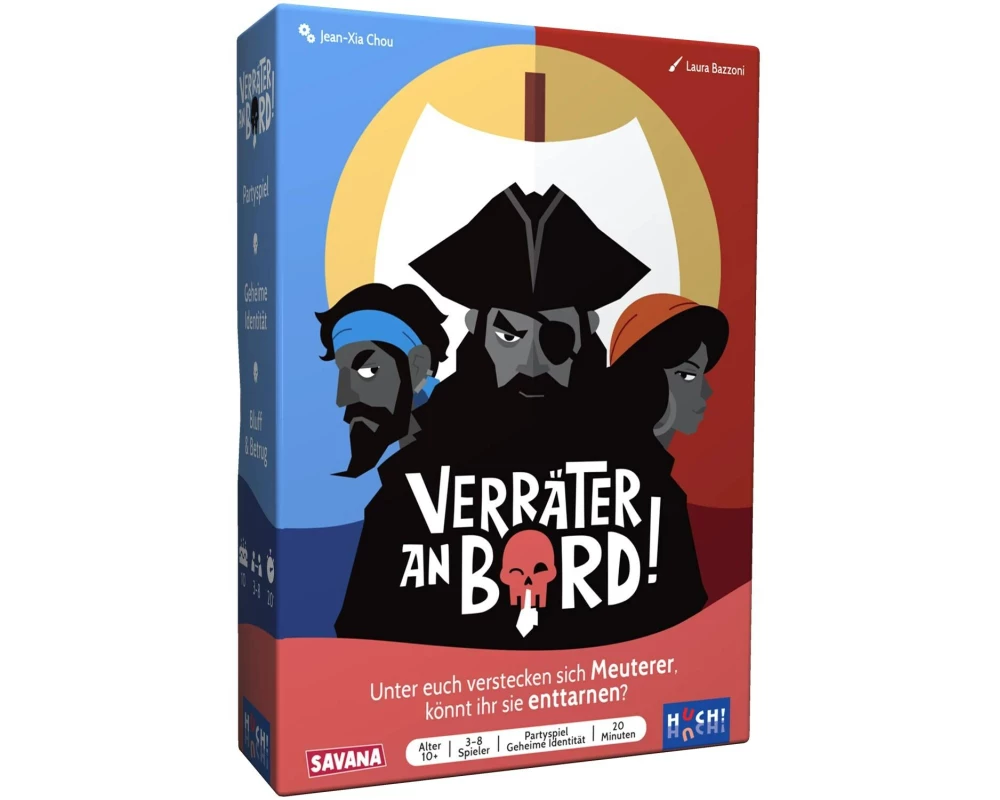 HUCH! Kartenspiel Verräter an Bord -DE-