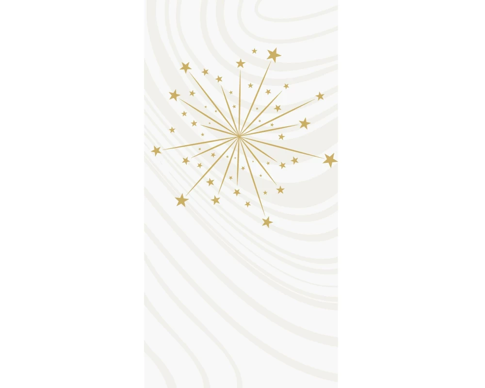 Duni Servietten Bio DSF 1/8, Sparkly White, 40 x 40 cm, 60 Stück