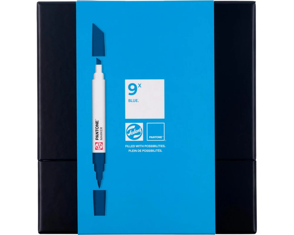 Talens Pantone Marker Set 9x Blau