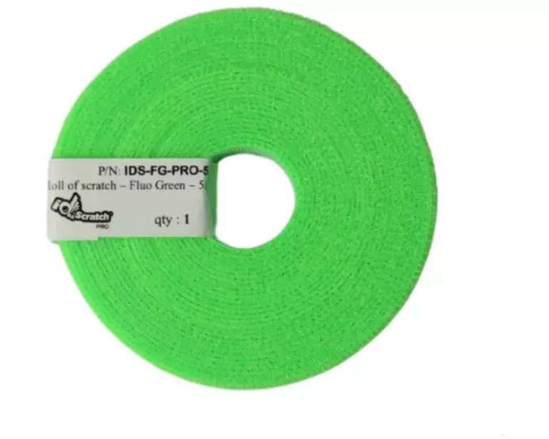 Patchsee Klettband-Rolle ID SCRATCH PRO Neongrün