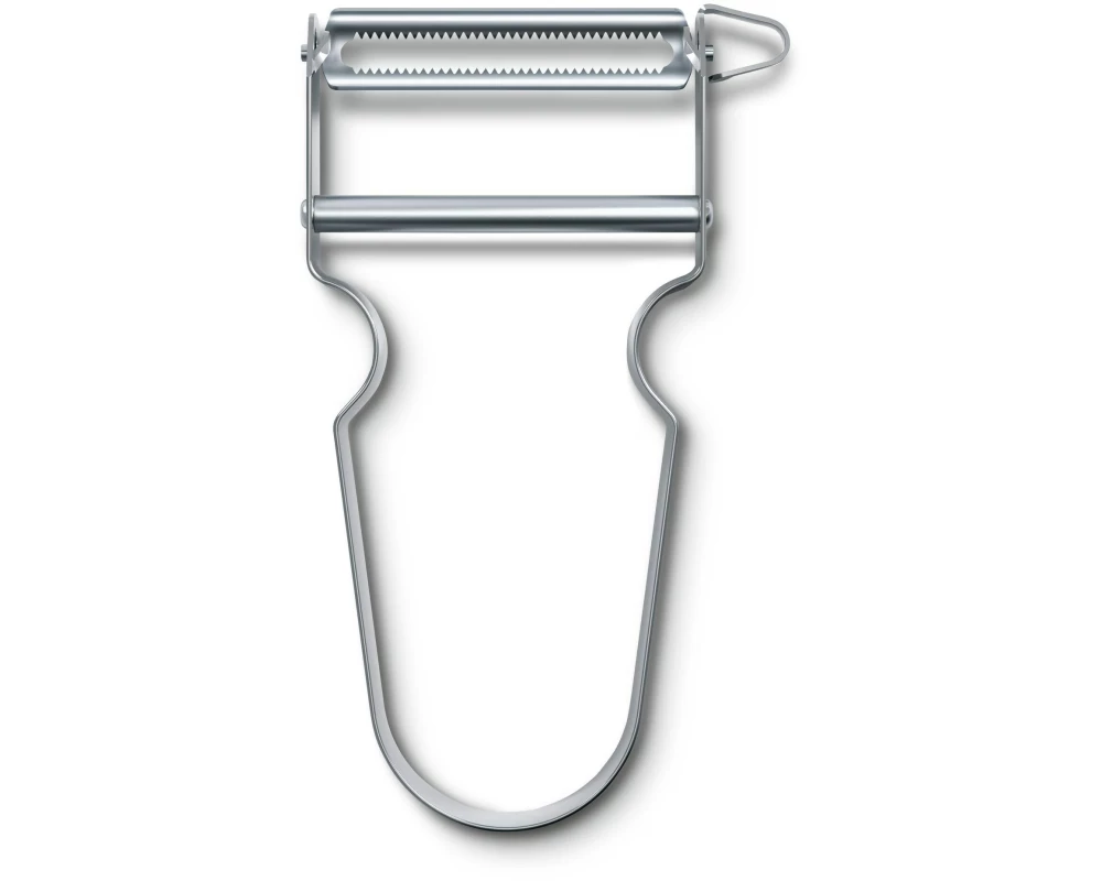 Victorinox Sparschäler Star mit Zackenschliff, Silber