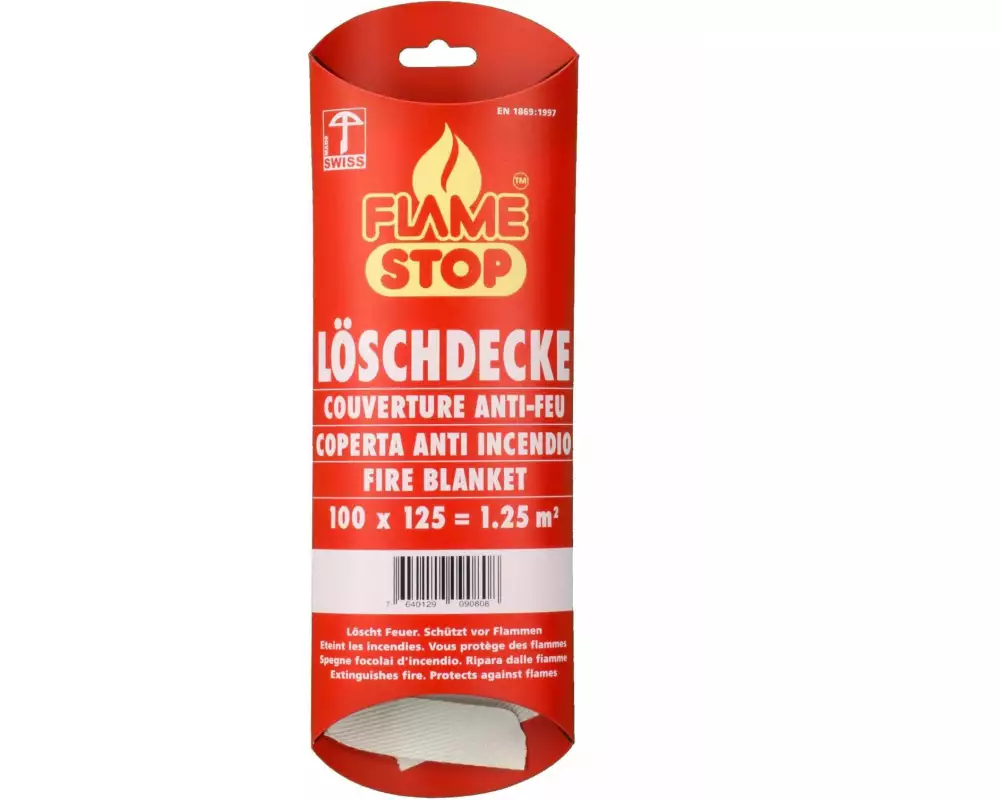 Mentrex Löschdecke FlameStop 100 x 125 cm