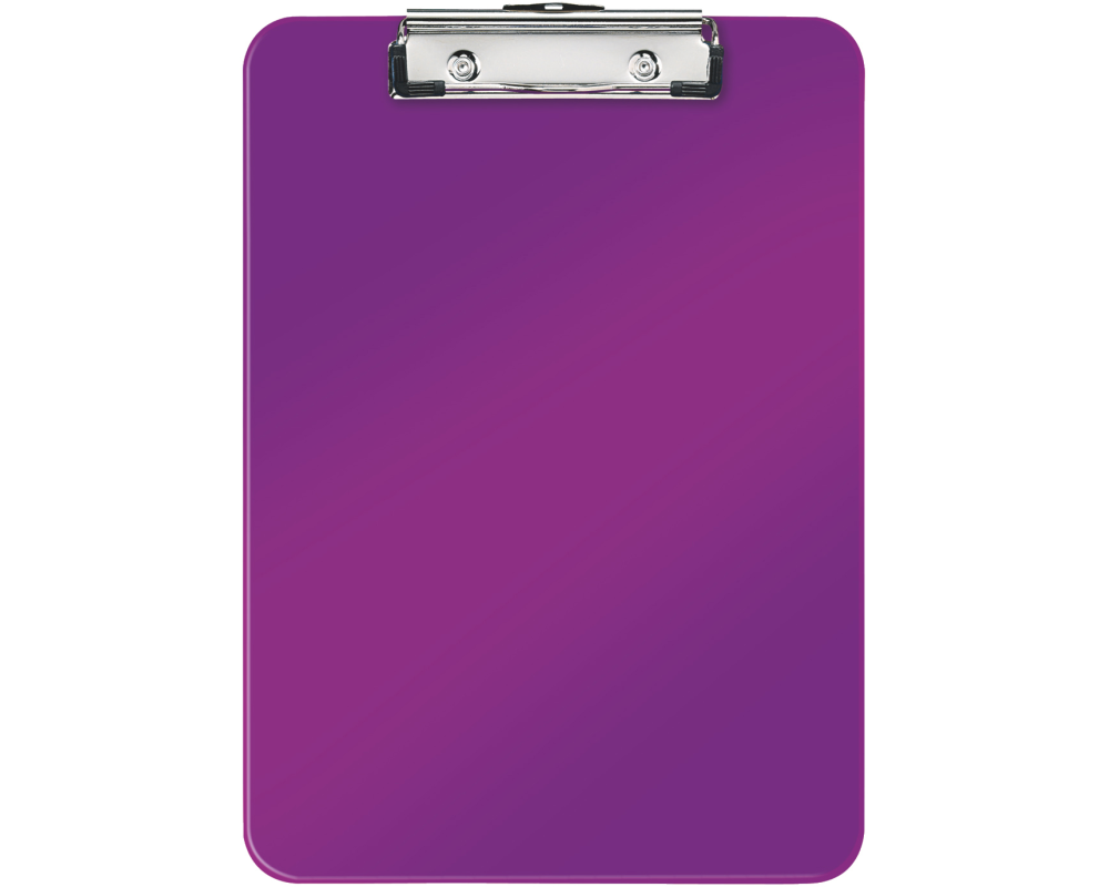 LEITZ Klemmbrett WOW PS A4 39710062 violet 80 Blatt