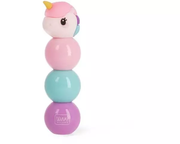 Legami Textmarker 3 in 1 Unicorn stapelbar, 3-farbig
