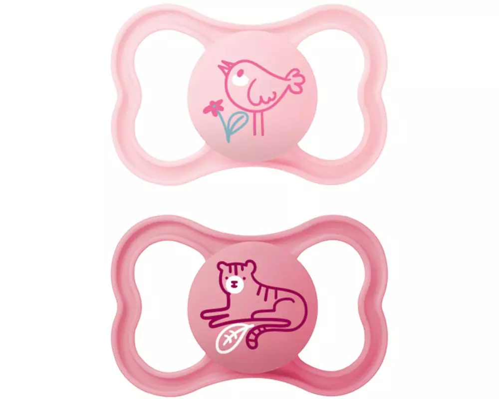 MAM Nuggi Air 2 Stk. Girl 6-16 Mt.