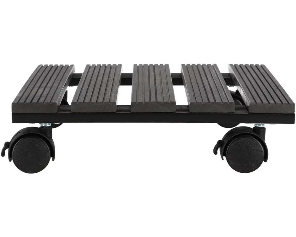 Esschert Design Pflanzenroller WPC quadr. Braun
