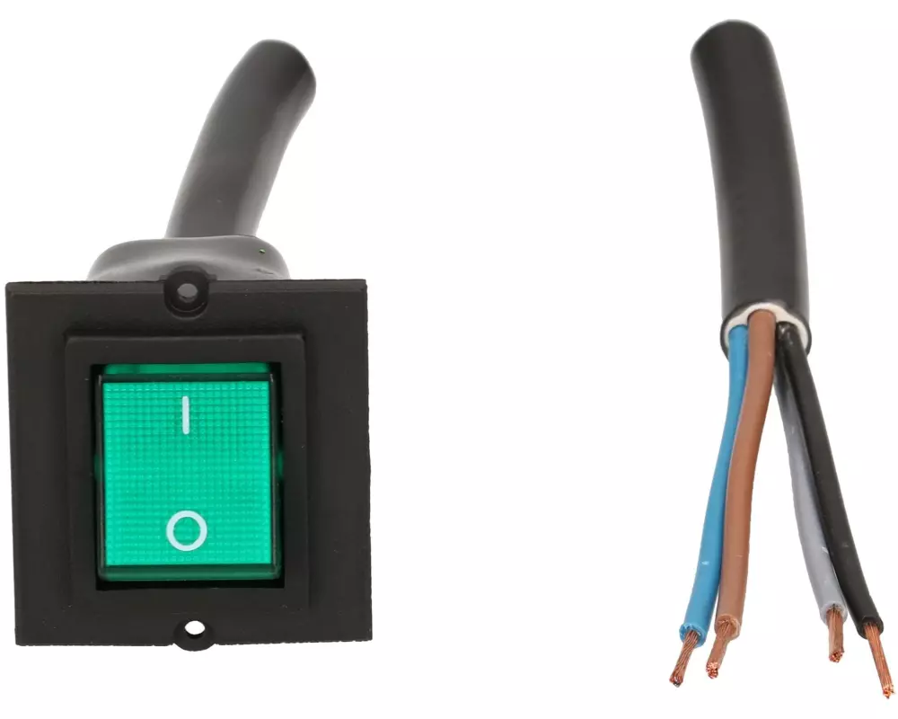 Bachmann Custom Modul 2-Polig Schalter grün beleuchtet