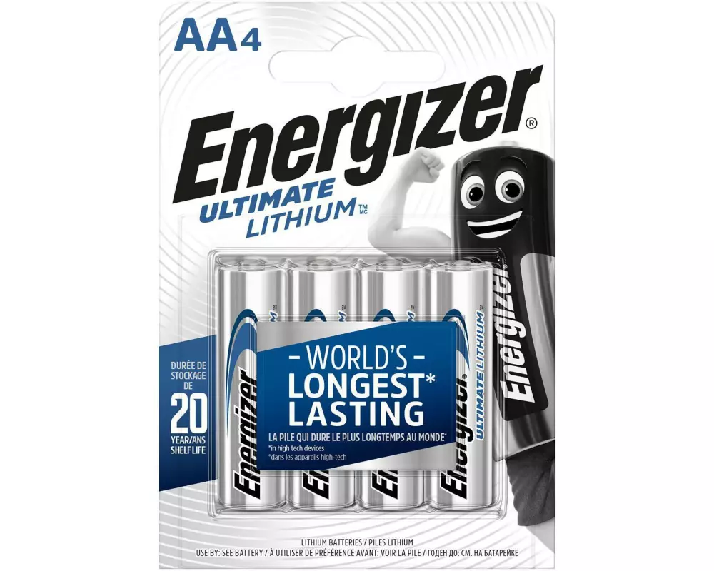 Energizer Batterie Ultimate Lithium AA , 4 Stück
