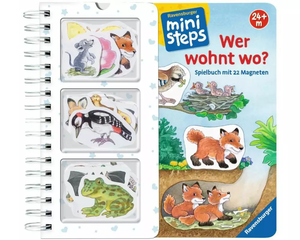 Ravensburger Bilderbuch ministeps: Wer wohnt wo?