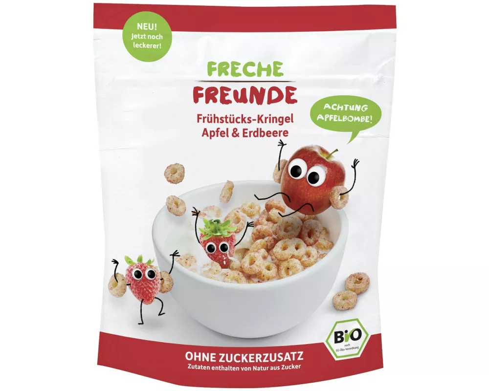 Freche Freunde Frühstücks-Kringel Apfel Erdbeere 125 g