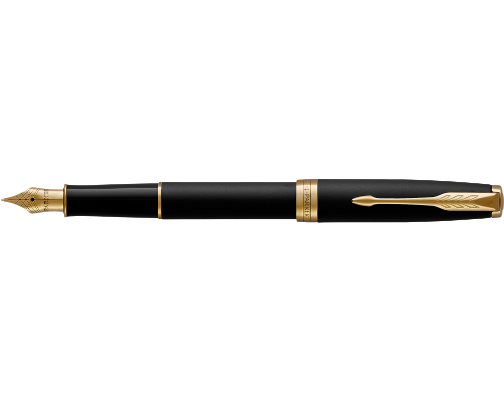 PARKER Füllfederhalter M 1931517 SONNET Matte Black gold