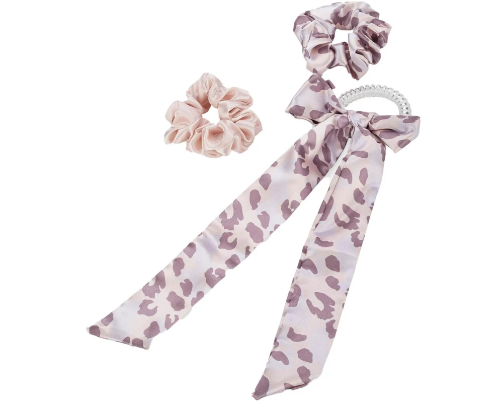 Trisa Accessoires Twisted Elastic mit Schleife & Duo Scrunchies