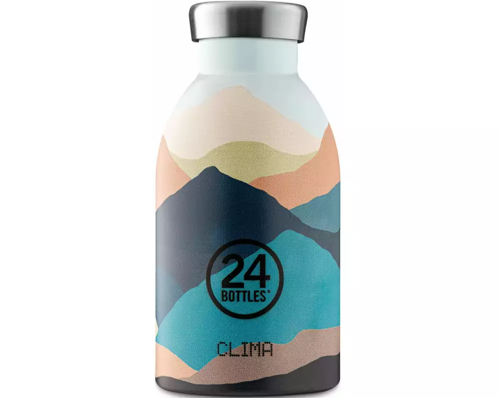 24Bottles Thermosflasche Clima 330 ml, Mountains