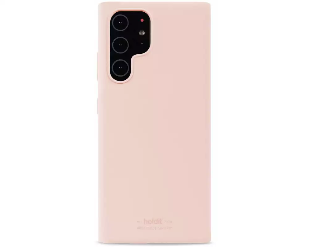 Holdit Back Cover Silicone Galaxy S22 Ultra Pink